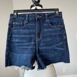 American Eagle next level stretch denim shorts in a size 4 high rise festival